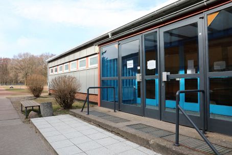 Sporthalle in der Heinestraße im Ostseebad Prerow